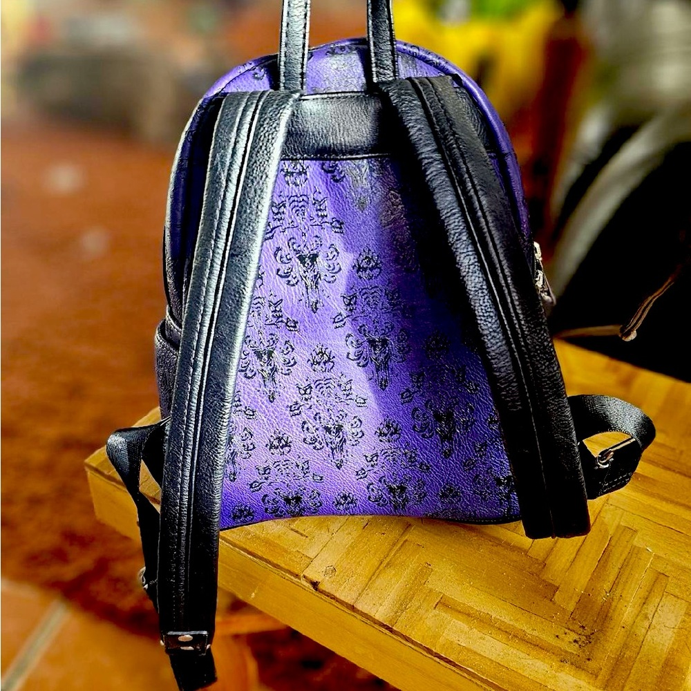 Disney Loungefly Haunted Mansion Wallpaper backpack!